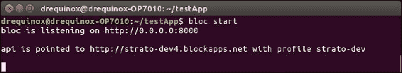 Application development and deployment using BlockApps