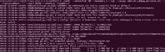 Raspberry Pi node setup